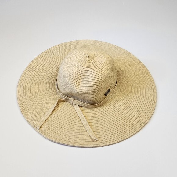 Sun N Sand Wide Brim Paper Braid Floppy Hat OS - Picture 1 of 7